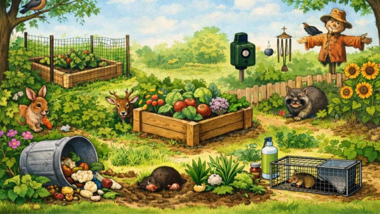 how to keep animals out of garden